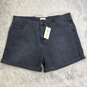 NWT Don't Think Twice Shorts Women's Caidi Curve Denim Shorts